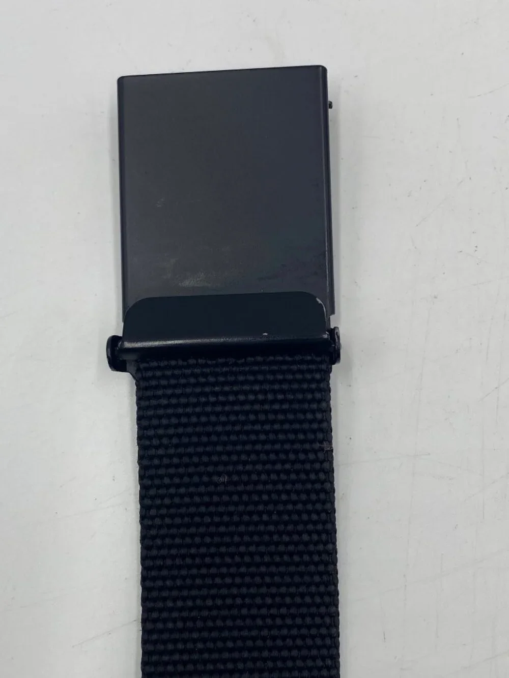 Canvas Web Belt with Black Flip Top Buckle Fits Up to 42